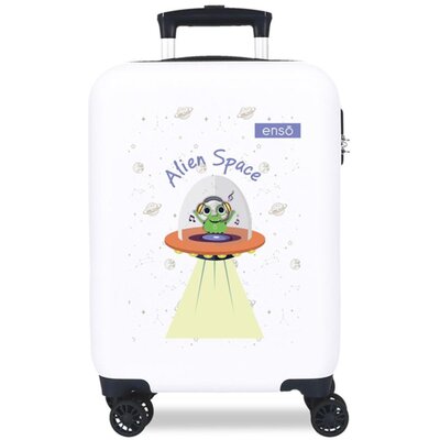 Dečiji kofer 50cm Enso Alien Space white 98813