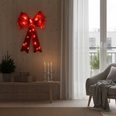 Mašna Sa LED Svetlom 60 cm Red