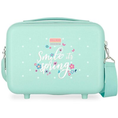 Neseser kofer za kozmetiku Roll Road Spring Dream turquoise 40939
