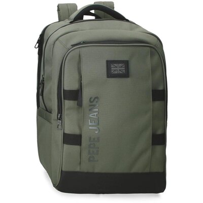 Ranac 44cm sa pregradama za laptop i tablet Pepe Jeans Matlock khaki 73127