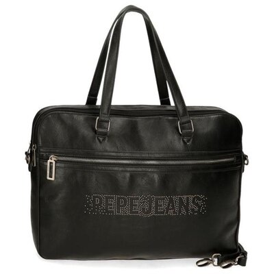 Ženska poslovna torba sa odeljkom za laptop PJL Bera black 72360