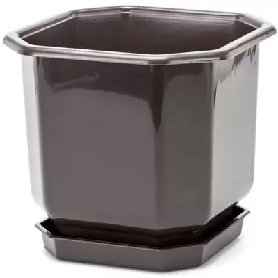 Četvrtasta saksija Braon 28x28cm