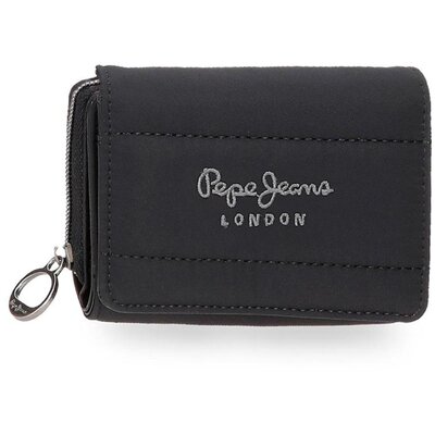 Ženski novčanik na preklop 10cm PJL Aura black 72182
