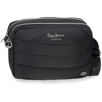 Ženska torba 24cm sa dve pregrade Pepe Jeans Aura black 72154