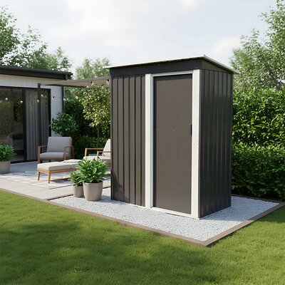 Metalna Beštenska Kućica sa Kliznim Vratima Za Odlaganje Alata i Pribora