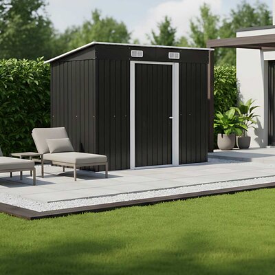 Pomoćna Metalna Beštenska Kućica sa Kliznim Vratima Za Odlaganje Alata i Pribora