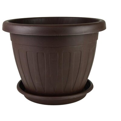 Saksija ca cveće Mediteran Braon Prečnik 45cm