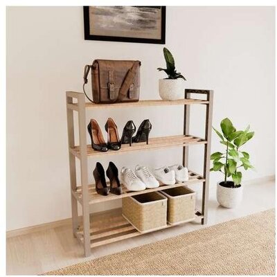 Fixwood Fix2041-2 Cipelarnik Sa 4 Police 23x65x78cm Drvo Plastika