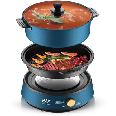 Električni lonac Krčko + Tiganj 1350W 4L 2u1 RAF R.5318