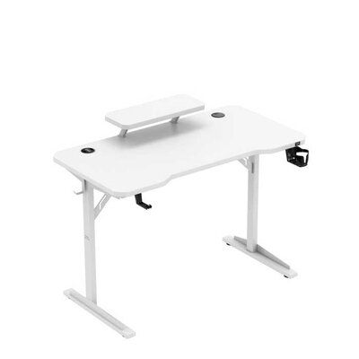 Radni Sto Sa Postoljem Za Monitor i USB Punjačem Mark Adler Leader 5.1 Beli