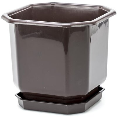 Kvadratna saksija 32x32cm Braon