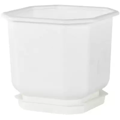 Četvrtasta saksija Bela 24x24cm