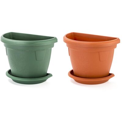 Zidna saksija sa podmetačem 1 kom. Assorted