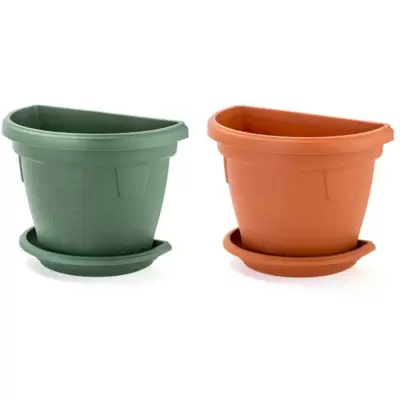 Zidna saksija sa podmetačem 1 kom. Assorted