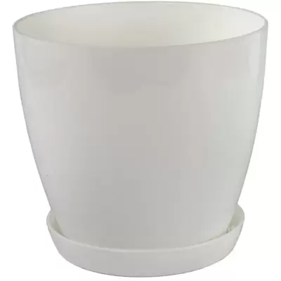 Bela saksija za cveće 28cm