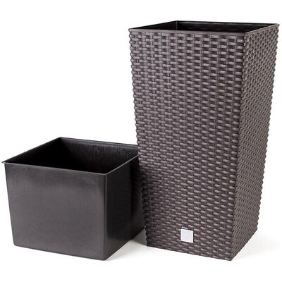 Saksija sa uloškom Ratan Look 27x27x50 cm