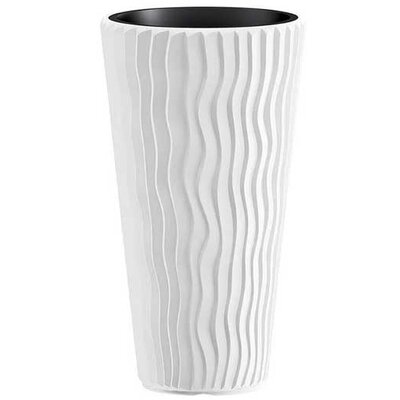 Visoka saksija sa uloškom 40x70cm Bela