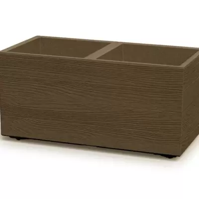 Prosperplast Saksija sa skrivenim točkićima Madera Natur 60x30cm