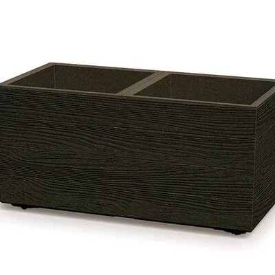 Prosperplast Saksija sa skrivenim točkićima Madera Coffee 60x30cm