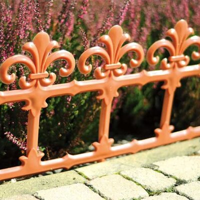 Baštenska ograda Prosperplast Garden Line 3.7m V34cm Terakota