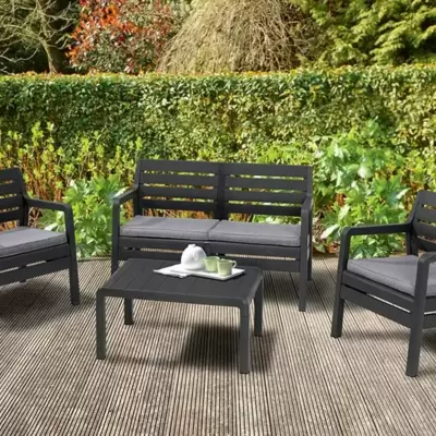 Baštenska garnitura Keter Delano Grafit