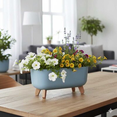 Elegantna žardinjera sa nogarima Prosperplast Gracia Svetlo siva 40cm