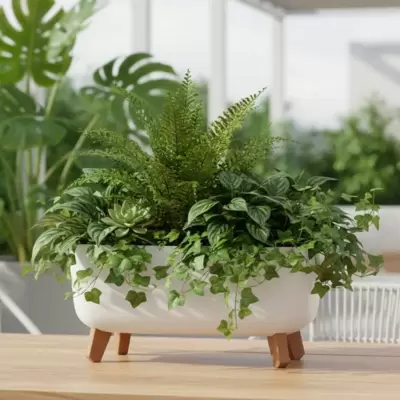 Elegantna žardinjera sa nogarima Prosperplast Gracia Bela 40cm