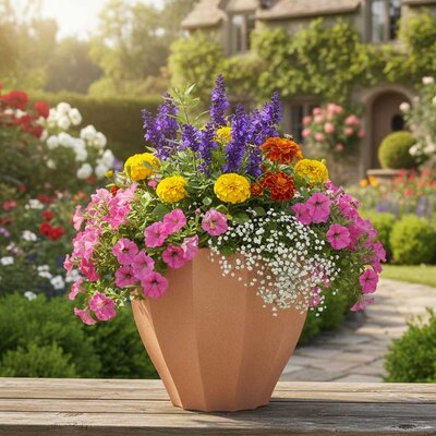Saksija za cveće Prosperplast Rona 40cm Terakota