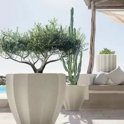 Saksija za cveće Prosperplast Rona 40cm Sand