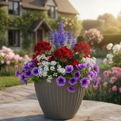 Saksija za cveće Prosperplast Latia 40cm Mocca