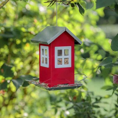 Hranilica za divlje ptice Crvena kućica Trixie 55630