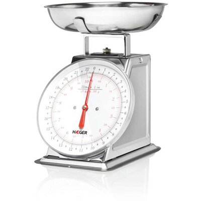 Haeger Grandmother Mehanička kuhinjska vaga sa posudom 10kg Inox