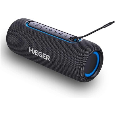 Bluetooth zvučnik HAEGER Light Boom – Vaša prenosna party stanica
