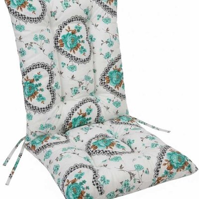 Jastuk Za Stolicu Sa Naslonom 1 kom. 45x90 cm FLOURISH GREEN