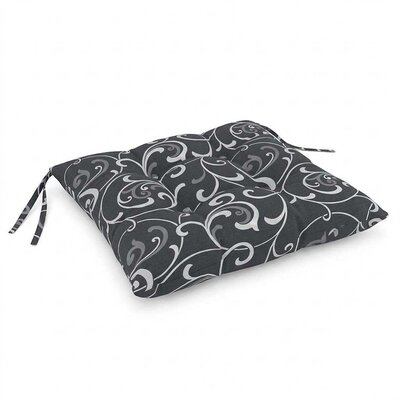 Jastuk Za Stolicu - Sedalica 1 kom. 50x50 cm BLACK ORNAMENT