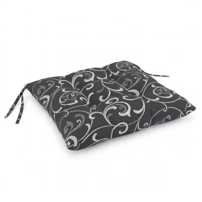 Jastuk Za Stolicu - Sedalica 1 kom. 50x50 cm BLACK ORNAMENT