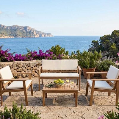 Baštenski set od drveta Oaklin – Prirodna toplina u vašem kutku