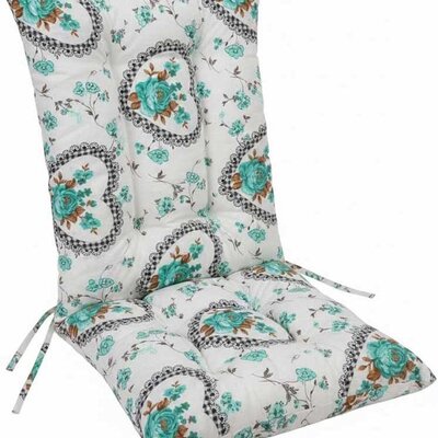 Jastuk Za Stolicu Sa Naslonom 1 kom. 50x100 cm FLOURISH GREEN