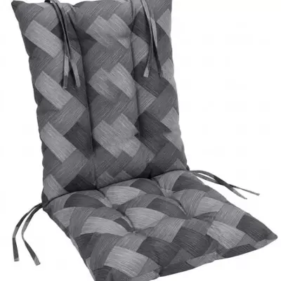 Jastuk Za Stolicu Sa Naslonom 1 kom. 50x100 cm TRICOT-BL