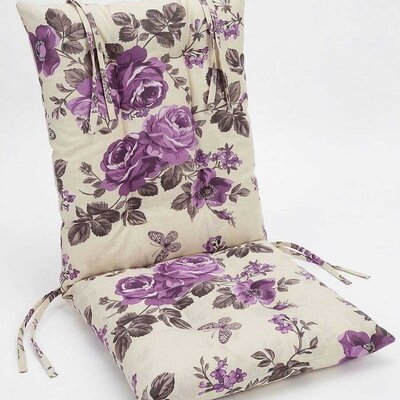 Jastuk Za Stolicu Sa Naslonom 1 kom. 50x100 cm VIOLET GARDEN