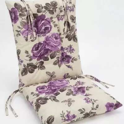 Jastuk Za Stolicu Sa Naslonom 1 kom. 50x100 cm VIOLET GARDEN