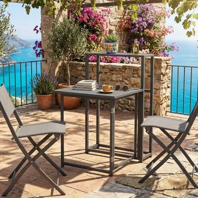 Trodelni sklopivi set za terasu Balkit