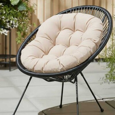 Jastuk za ovalnu baštensku stolicu - fotelju 110x90cm BEIGE