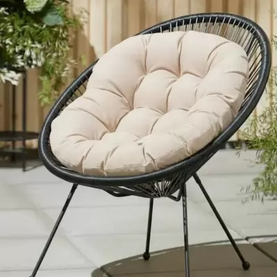 Jastuk za ovalnu baštensku stolicu - fotelju 110x90cm BEIGE