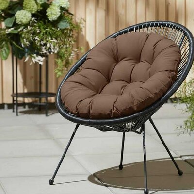 Jastuk za ovalnu baštensku stolicu - fotelju 110x90cm BROWN