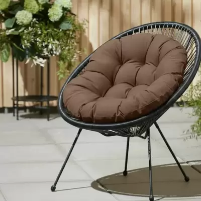 Jastuk za ovalnu baštensku stolicu - fotelju 110x90cm BROWN