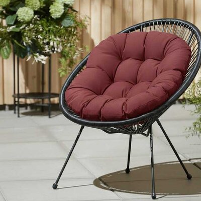 Jastuk za ovalnu baštensku stolicu - fotelju 110x90cm CHERRY