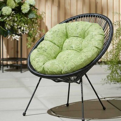 Jastuk za ovalnu baštensku stolicu - fotelju 110x90cm FRESH GREEN