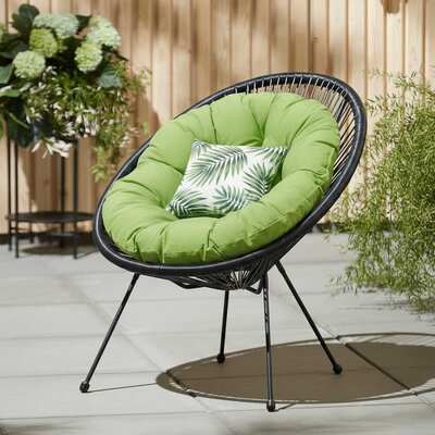 Jastuk za ovalnu baštensku stolicu - fotelju 110x90cm LIME