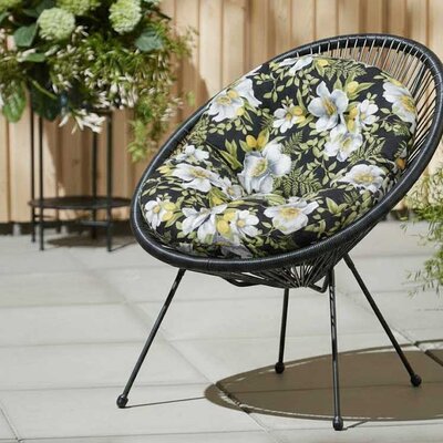 Jastuk za ovalnu baštensku stolicu - fotelju 110x90cm WHITE NIGHT